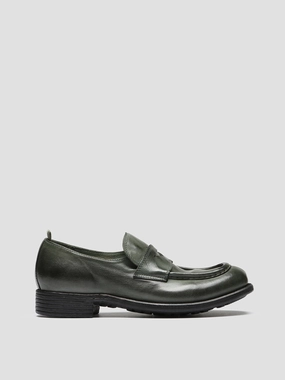 Hold Lane CALIXTE 020 - Green Leather loafers