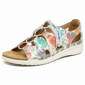 Toe Gripping Technology Cushion Lining Ziera Barnett Spring Garden Leather Sandal (Women's)