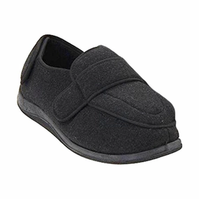 Energy Return Foam Foamtreads Physician Extra Wide Slipper Black (Women's)