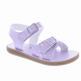 Eco-Ariel Velcro Lavender Sandal ?C Lightweight, Breathable & Stylish Kids?? Shoe Lightweight Footwear