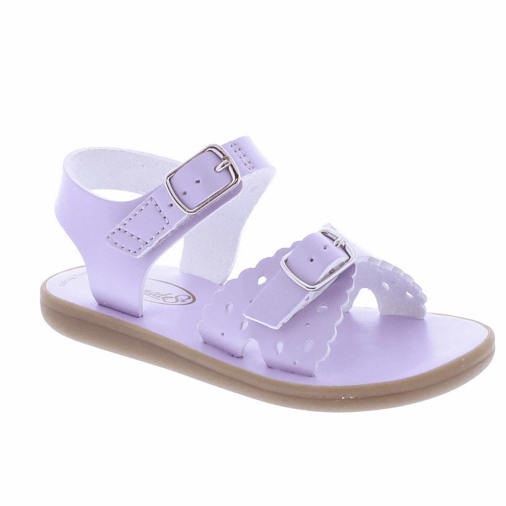 Eco-Ariel Velcro Lavender Sandal ?C Lightweight, Breathable & Stylish Kids?? Shoe Lightweight Footwear