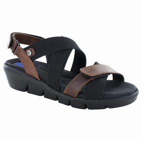 Daily Casual Wolky Electra Cognac Vegi Leather Strappy Sandal (Women's)