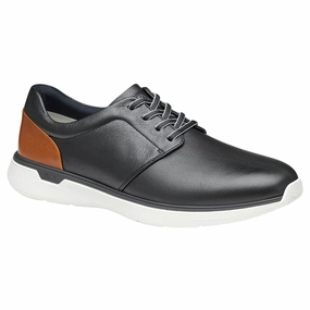 Blossom Jog Non Marking Outsole Johnston & Murphy XC4? Prentiss 2 Plain Toe Black Leather Shoe (Men's)