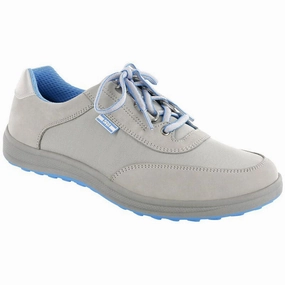 SAS Sporty Silver Nubuck Shoe (Women's) Open Space Shopping Look