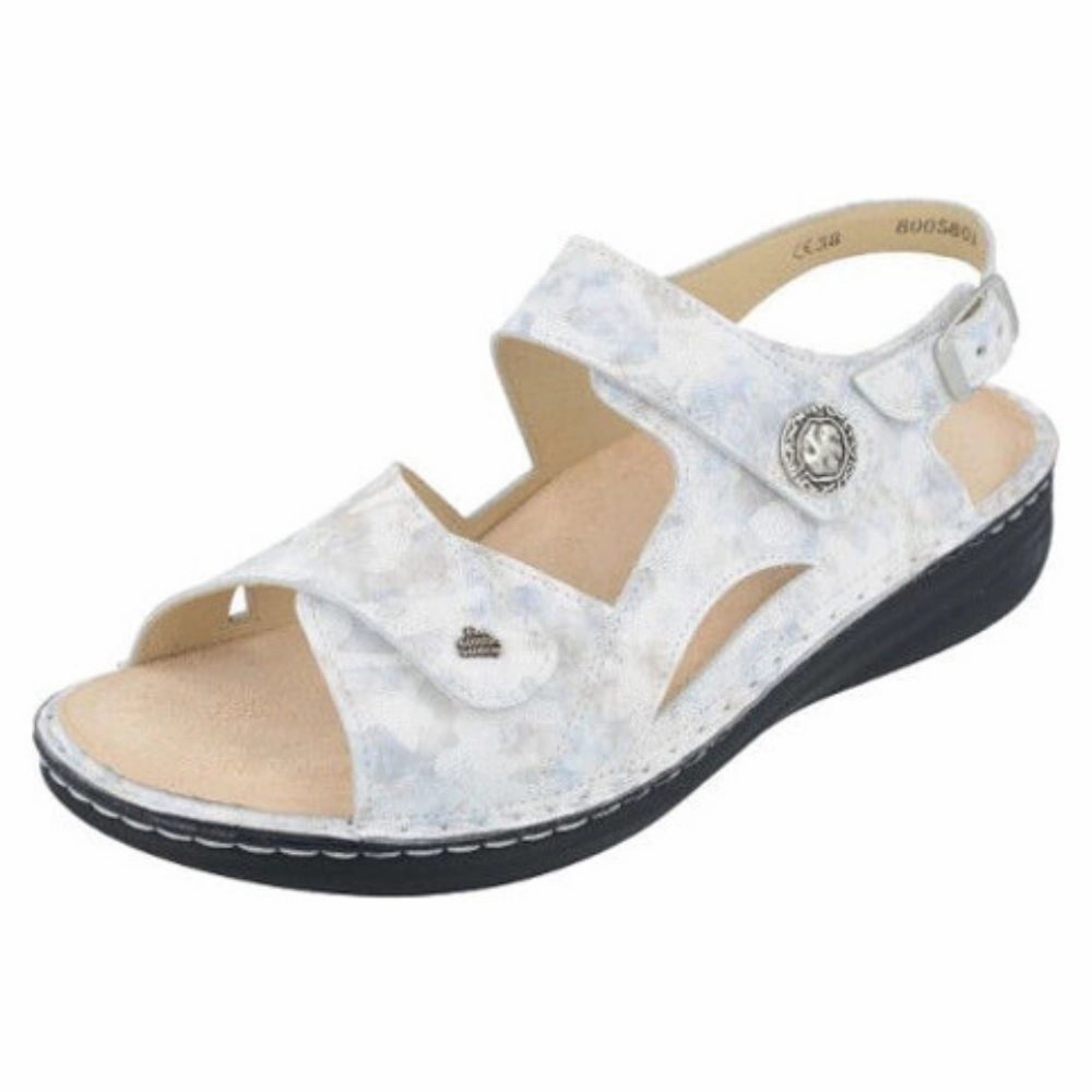 Finn Comfort Barbuda Mavi Diva Sandal (Women??s) Heel