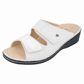 Comfortable And Versatile Adjustable Walking Shoes Finn Comfort Jamaika-S White Lotus Sandal (Women's)