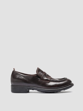 CALIXTE 020 - Burgundy Leather Loafers Quiet Lane