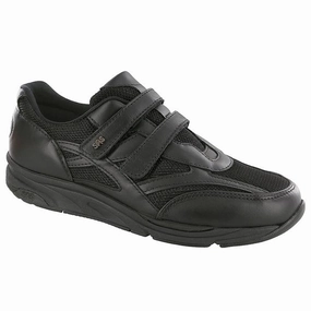 SAS TMV Black Mesh/Velcro (Women's) Drop Step