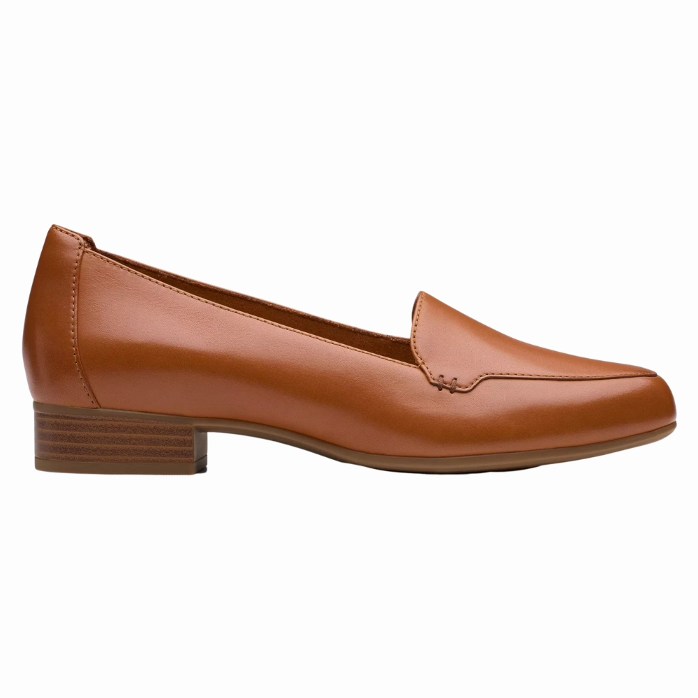 All-Weather Design Clarks Krystine Lily Tan Leather Loafer (Women's)