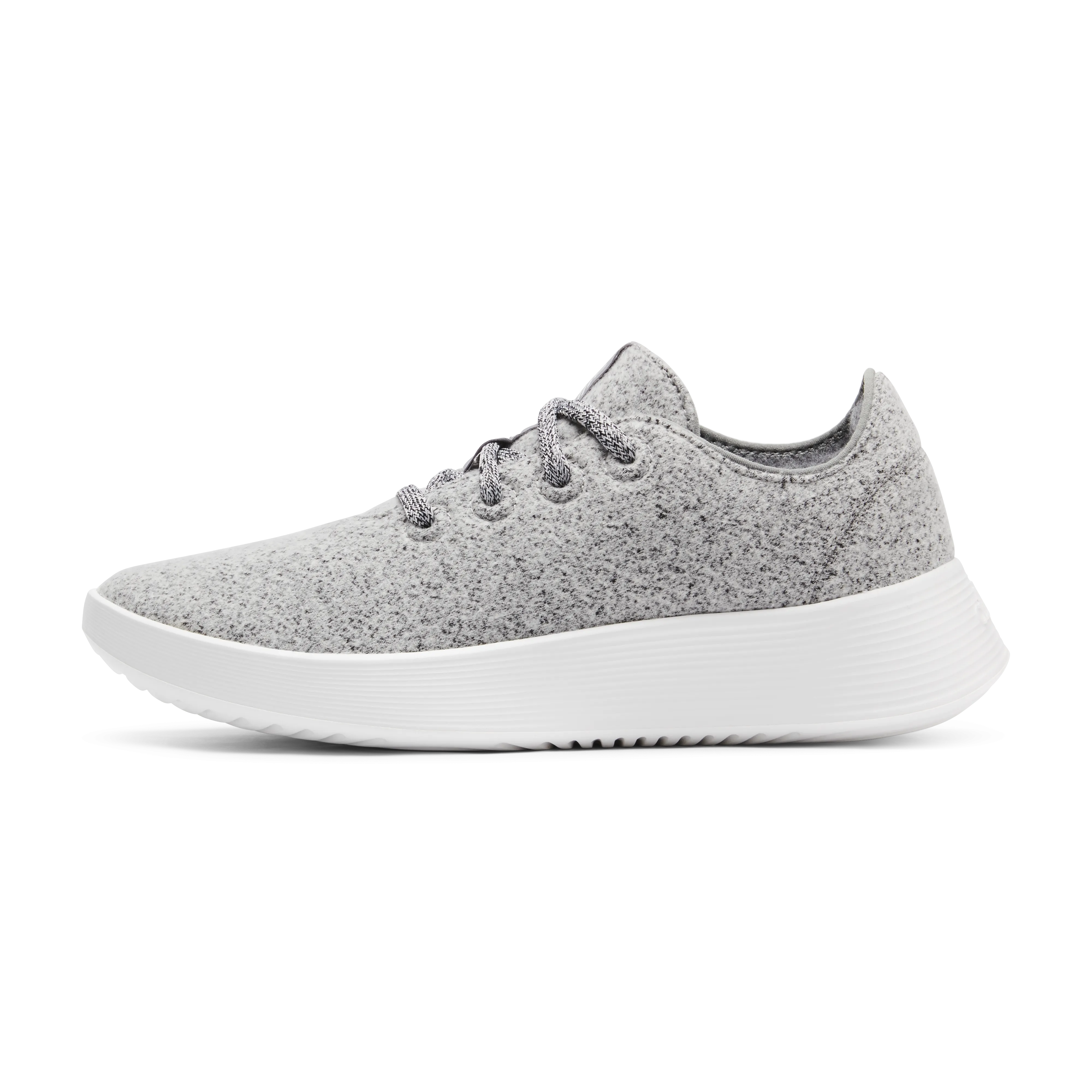 Path Free Bright tone Women's Wool Runner Go - Medium Grey (Blizzard Sole)