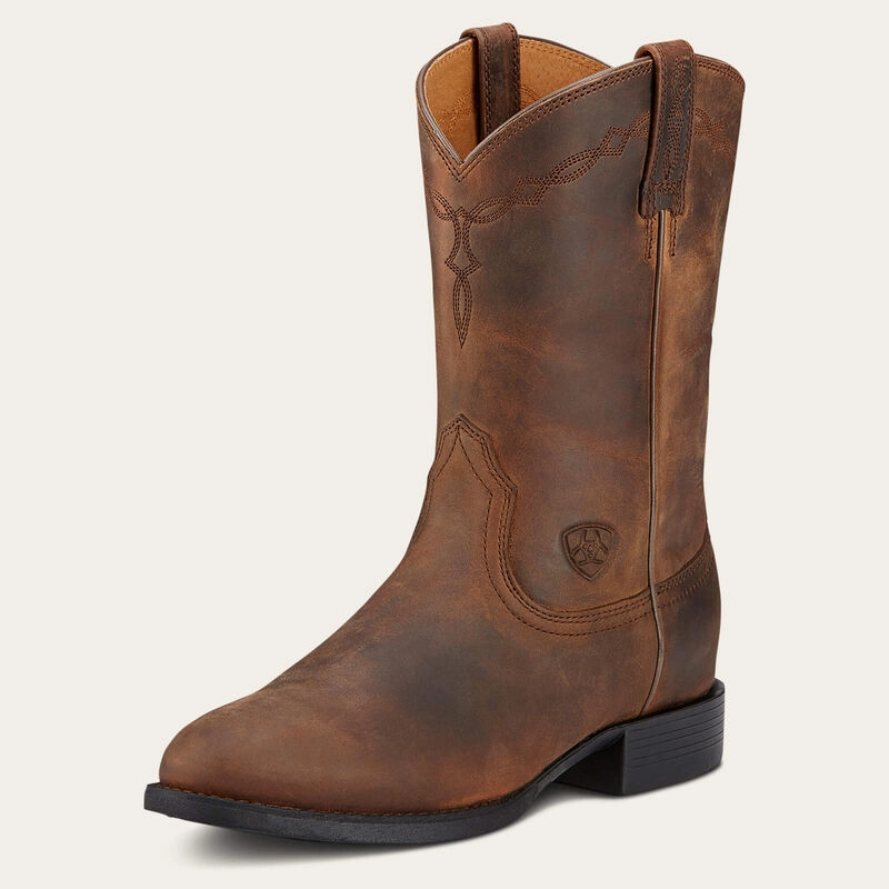 Heritage Roper Western Boot Subtle Lines Fashion Focused