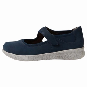 Ziera Silvani Navy Nubuck Mary Jane (Women's) Lunch Jog Street Pace
