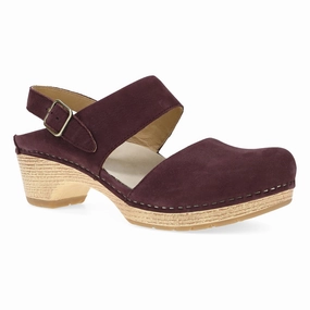 Padded collar Comfort Lining Lucia Fig Milled Nubuck