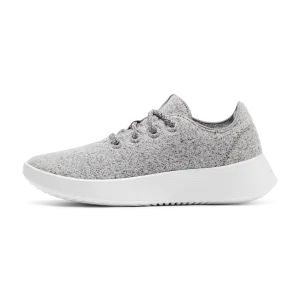 Vibration Dampening Layer senior care Men's Wool Runner Go - Medium Grey (Blizzard Sole)