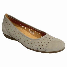 Gabor Ballet Perf Linen Flat (Women's) Morning Step Event Glow
