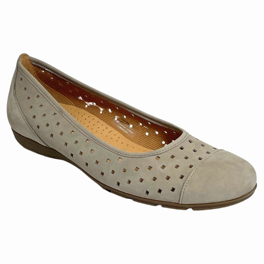 Gabor Ballet Perf Linen Flat (Women's) Morning Step Event Glow