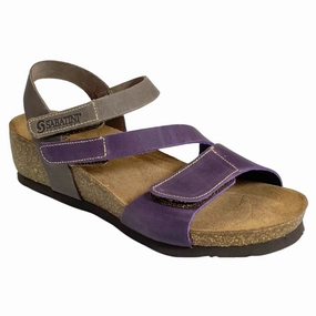 Sabatini Skyler Viola/Fango Crazy Sandal (Women's) Non Toxic Materials