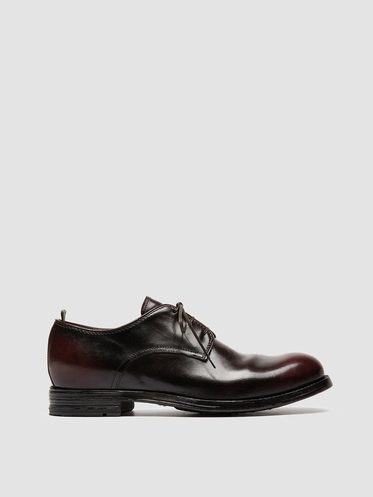 BALANCE 019 - Burgundy Leather Derby Shoes Stable Retro Core