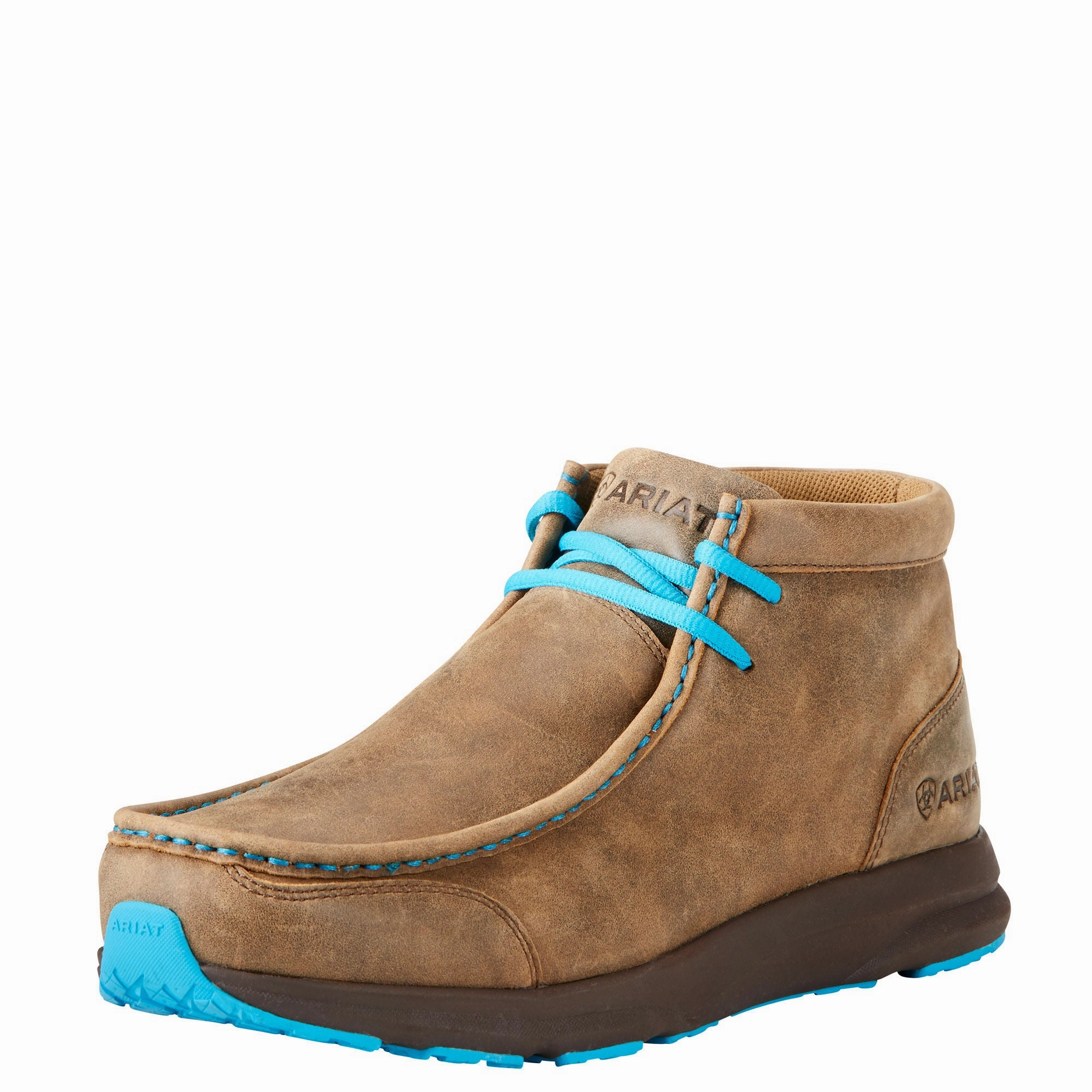 ARIAT Men's Spitfire Boot - Brown Bomber/Blue Light support