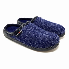 Soft Foot Sandals Haflinger AT Slipper Navy (Women's & Men's)