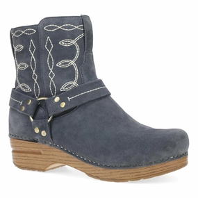 Slip Resistant All Weather Shiloh Dusty Blue Nubuck