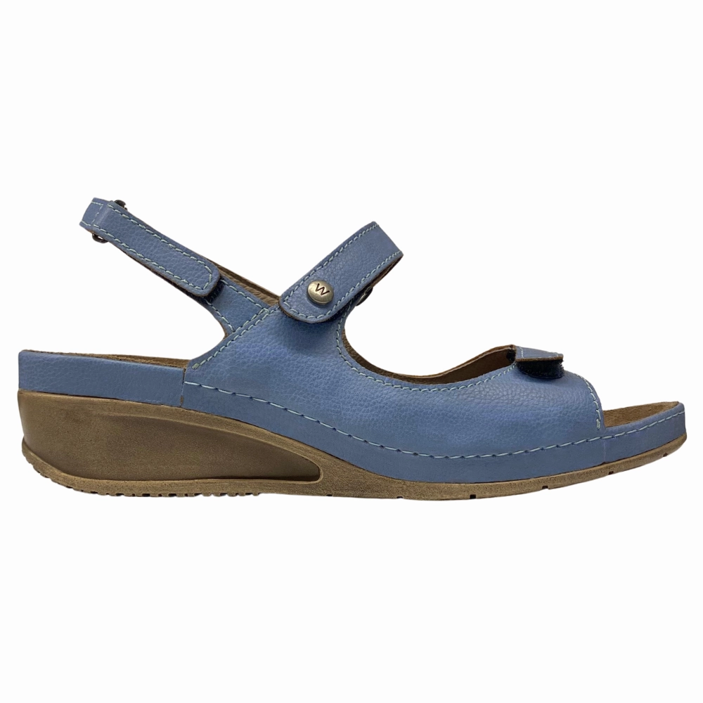 Wolky Pica Biocare Sky Blue Sandal (Women's) Light Breathable