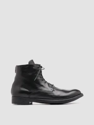 HIVE 016 - Black Leather Boots Easy on