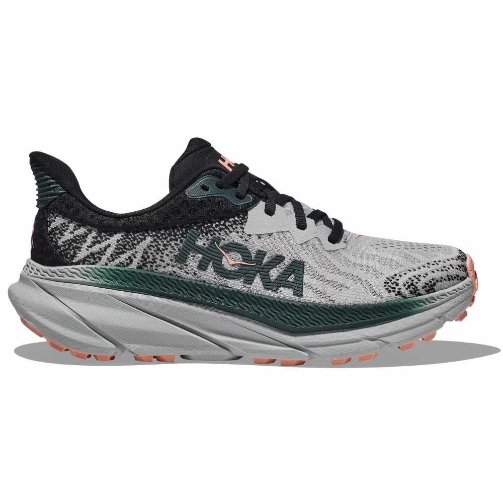 Hoka Challenger 7 Harbor Mist/Spruce Running Shoe (Women's) Comfort Ankle