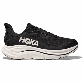 Hoka Clifton 10 Black/White Running Shoe (Women's) Unisex Design