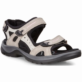 Ecco Yucatan Sandal Atmosphere/Ice Black (Women's) Soft Insole Lite Mode