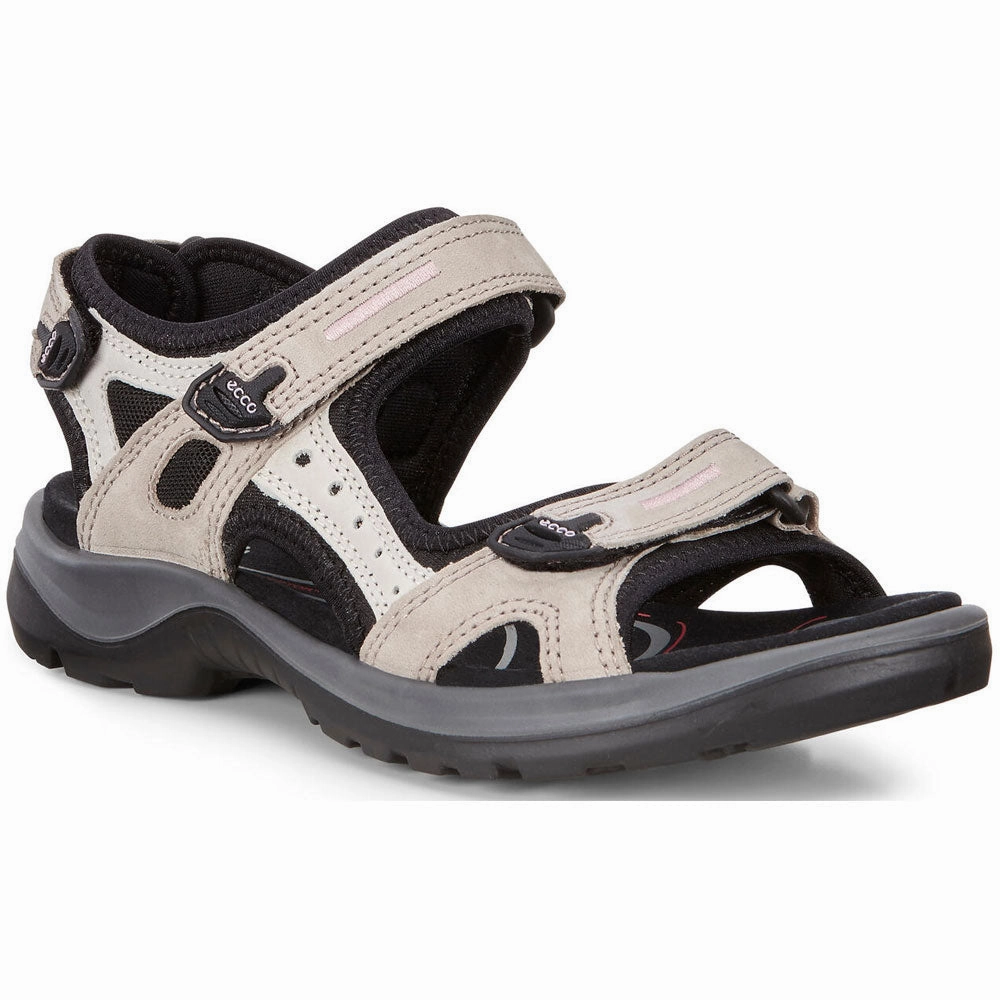 Ecco Yucatan Sandal Atmosphere/Ice Black (Women's) Soft Insole Lite Mode