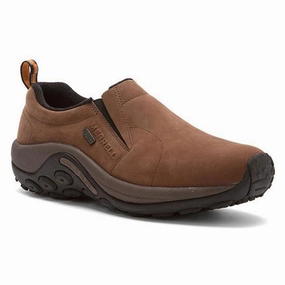 subtle style Comfort Laces Merrell Jungle MOC Waterproof Brown Nubuck (Men's)