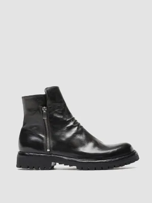 Soft Interior IKONIC 004 - Grey Leather Zip Boots