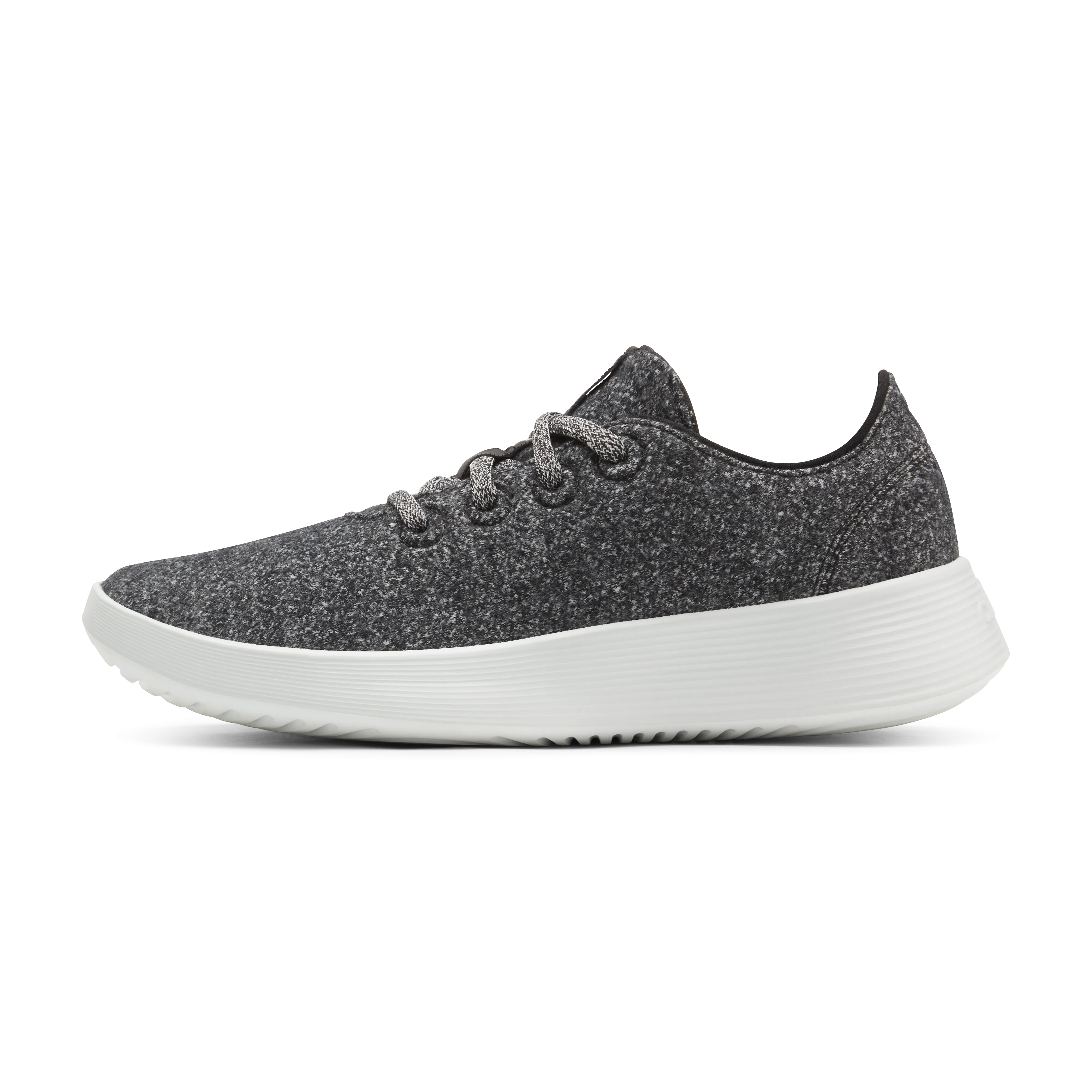 Dynamic Edge Daily Comfort Men's Wool Runner Go - Dark Grey (Light Grey Sole)