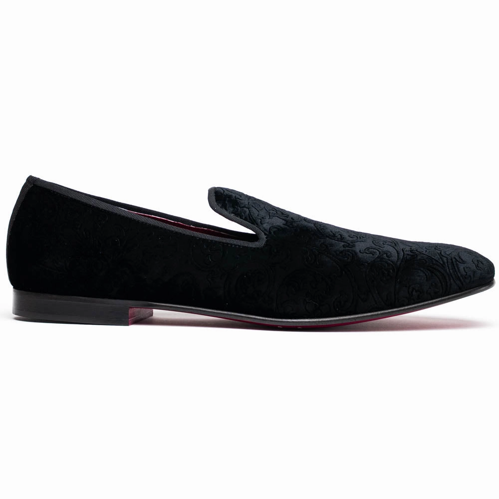 10-520-BLK FORMAL II Velvet Tuxedo Shoe, Black Stable Core