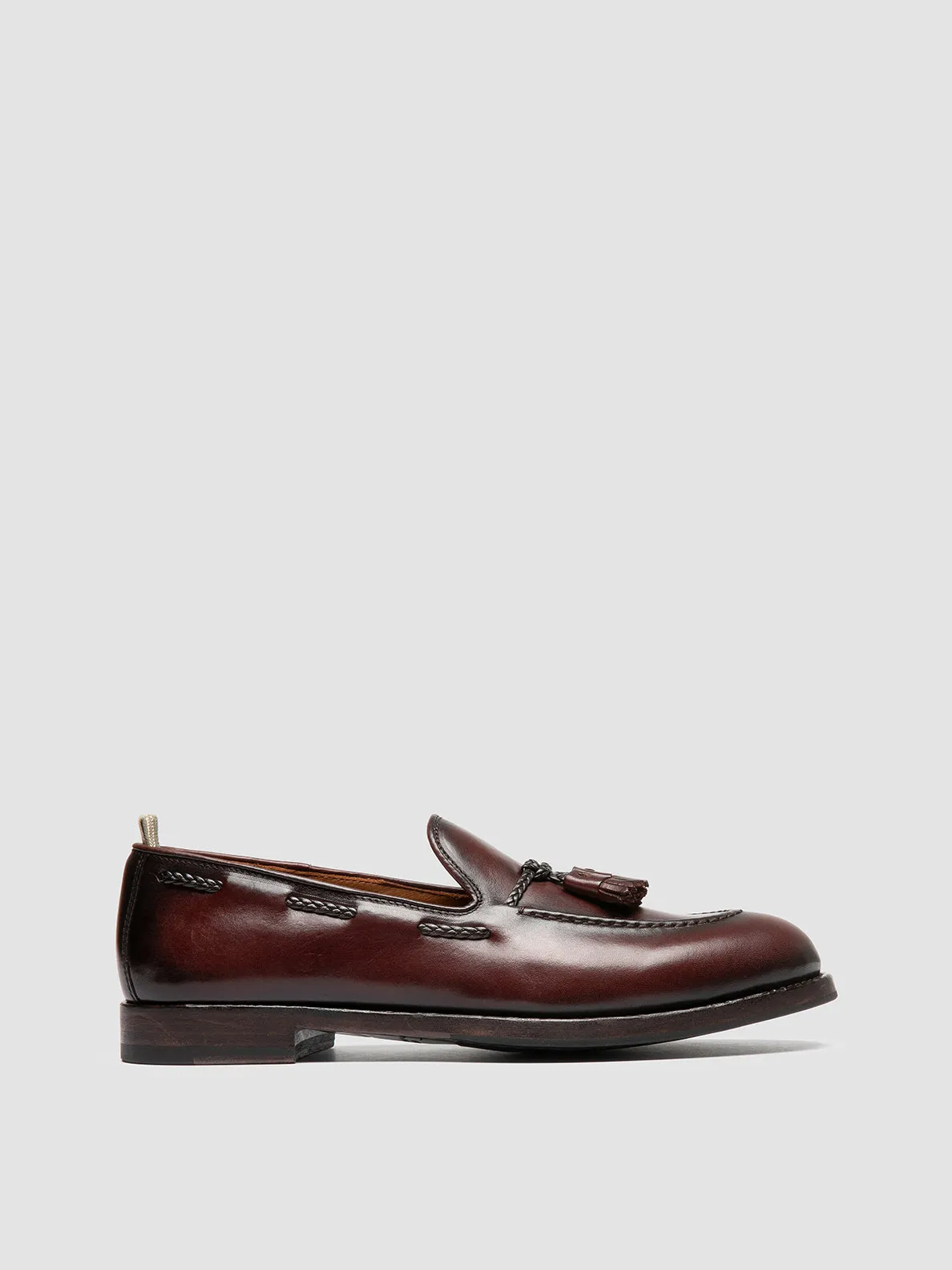 Waterproof Option Weekend Pace IVIES 002 - Brown Leather Tassel Loafers