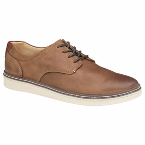 Johnston & Murphy McGuffey Plain Toe Tan Oiled Oxford (Men's) Stable Fit Urban Executive