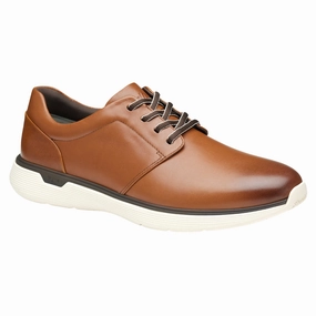 Johnston & Murphy XC4? Prentiss 2 Plain Toe Tan Leather Shoe (Men's) Cool Urban Flexible Step