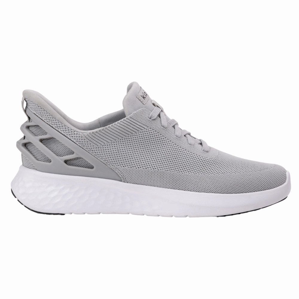 Kizik Athens Slate Grey Shoe (Unisex) Durable Stitching