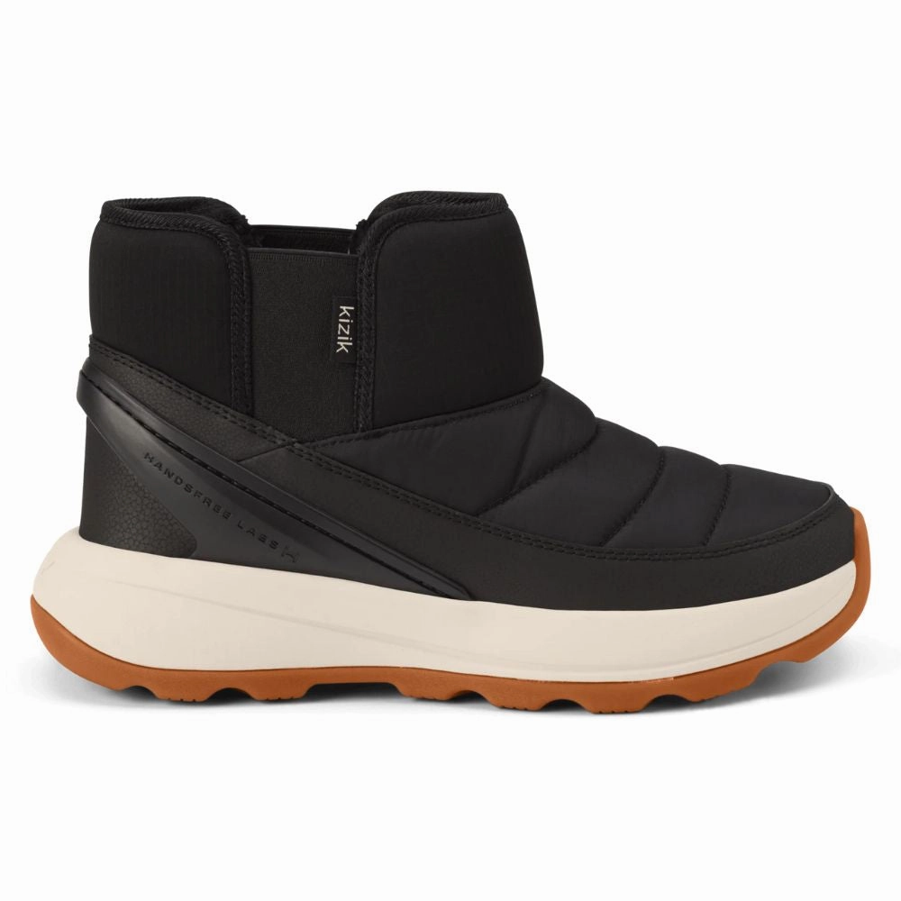 Kizik Juno 2 Low Black/Whitecap Gray Winter Boot (Women's) Current Hike Flip Step