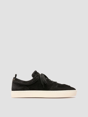 dress - wear Arch Stability Technology KRAB 001 - Black Suede Low-Top Sneakers
