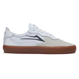 Lakai Essex Shoes - White/Gum Leather Yoga Base