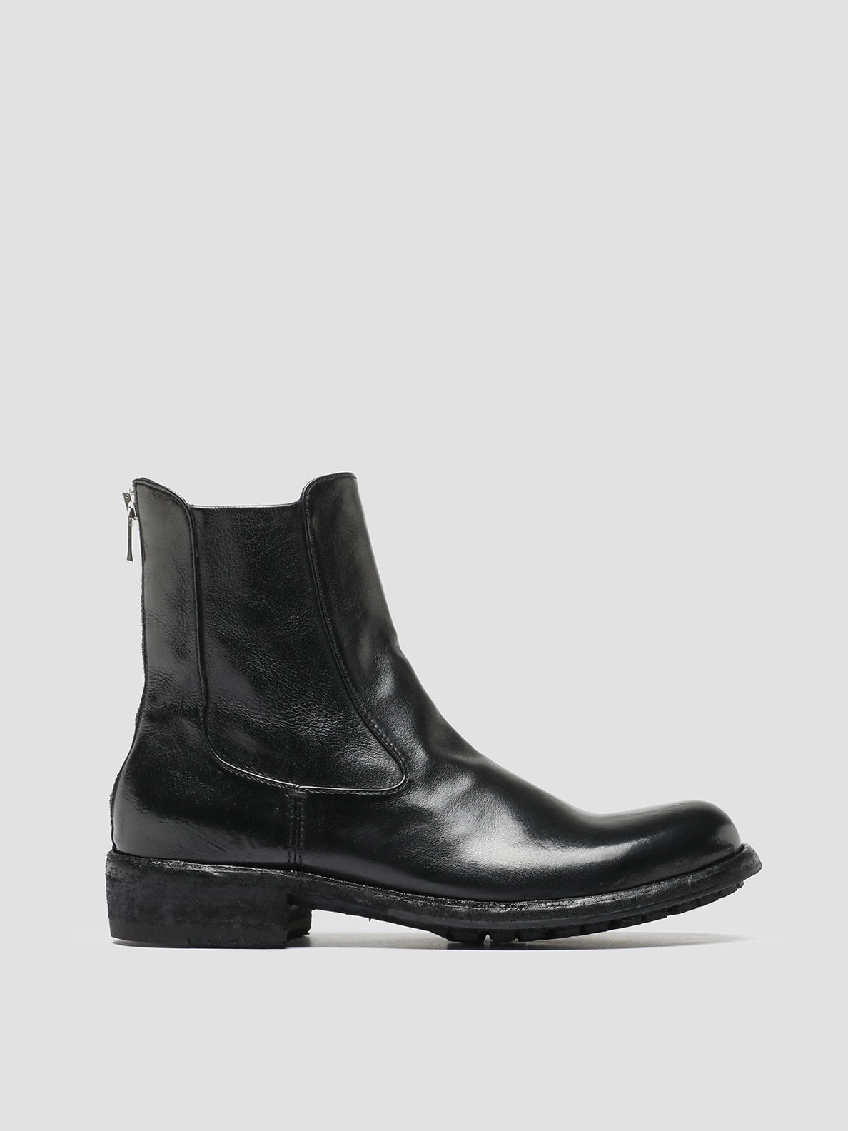 Functional Footwear LEGRAND 229 - Black Leather Zip Boots