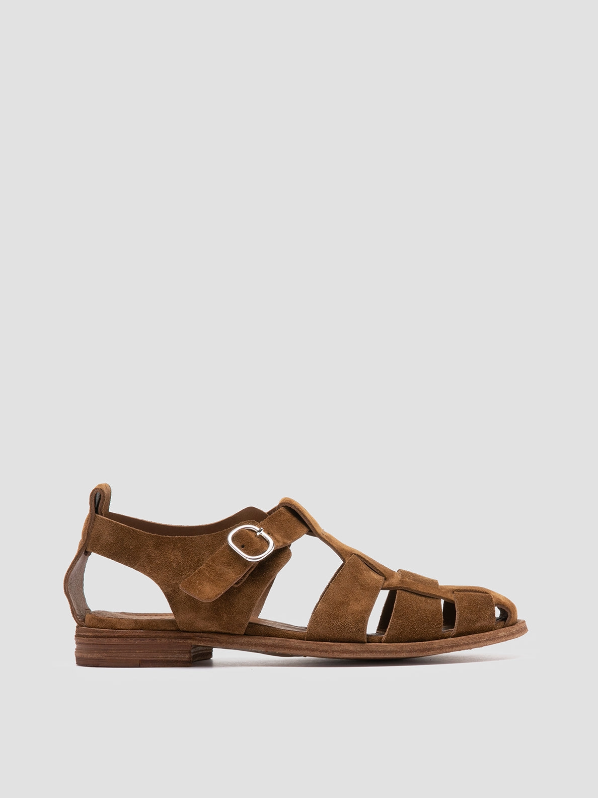 LEXIKON 536 - Brown Suede Sandals Work Break Daily Walk