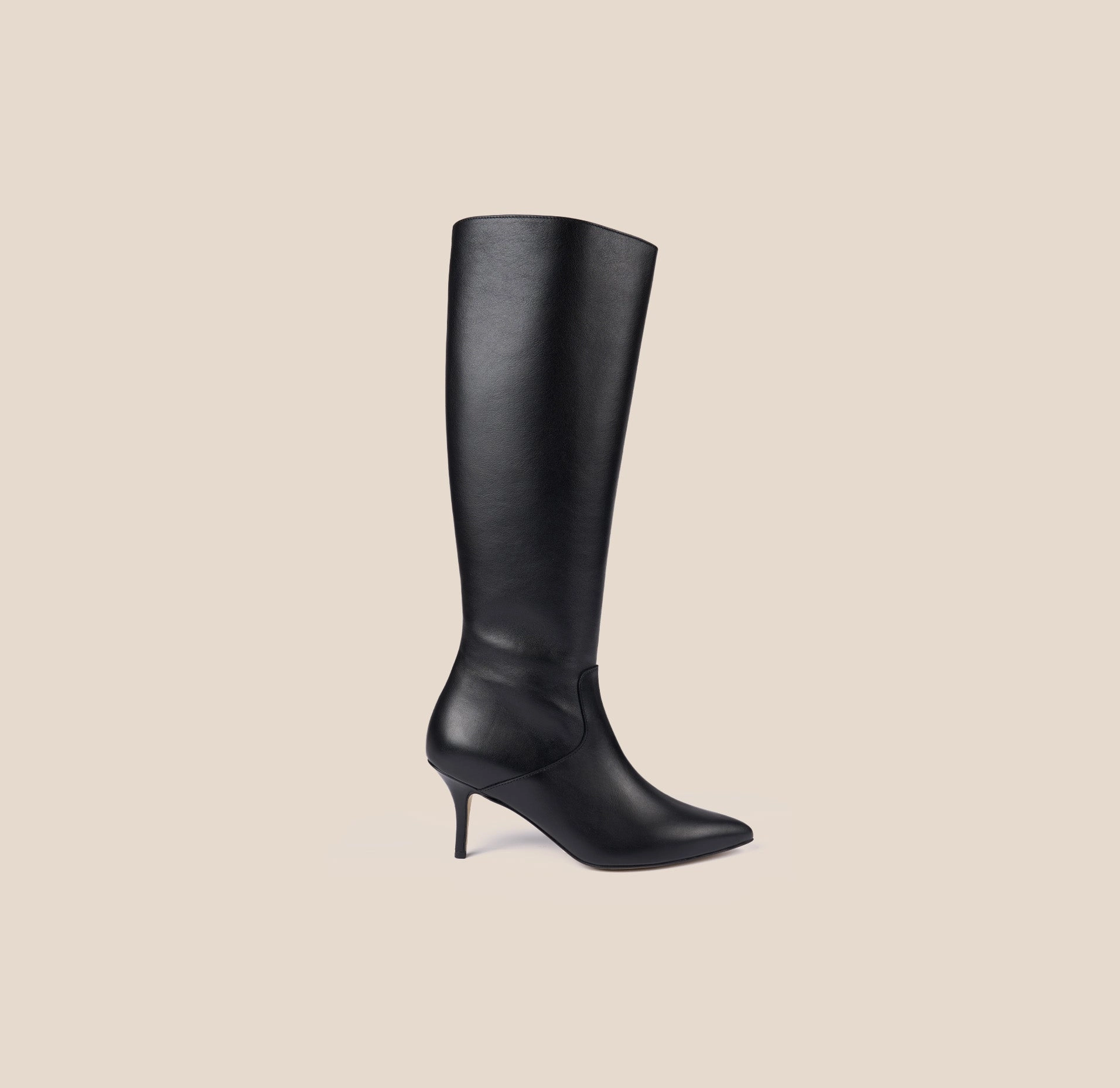 Alassio - Black Leather Cold resistant