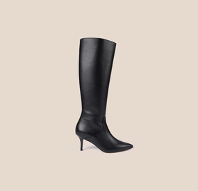 Alassio - Black Leather Cold resistant