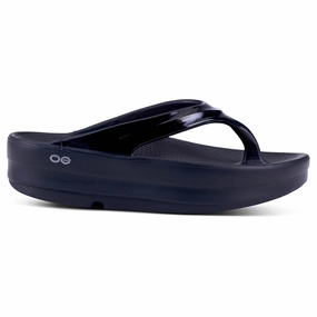Water Friendly Construction OOFOS OOmega OOlala Black Sandal (Women's)