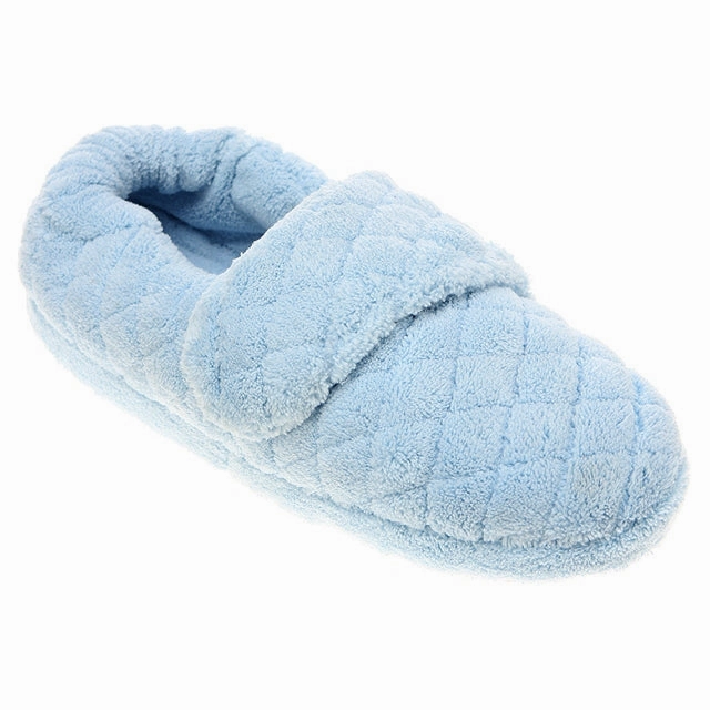 Acorn Spa Wrap Slippers in Powder Blue (Women's) Elasticated