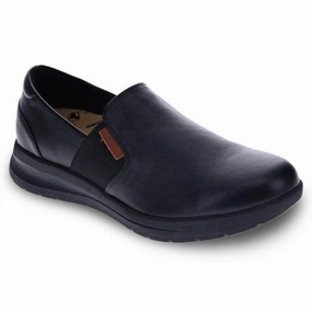Revere Panama Black Leather Slip-On Sneaker (Women's) breathable socks
