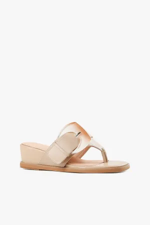 Side Buckle Wedge Polished Glamour